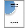 Accent aluminium frame 13x18 cm  silver glossy