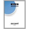 Accent aluminium frame 15x20 cm  silver mat