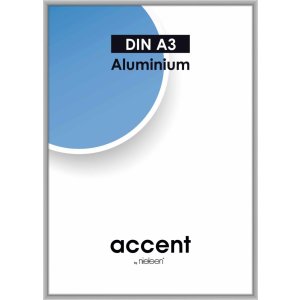 Accent aluminium frame 30x42 cm silver mat