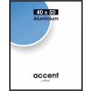 Accent aluminium frame 40x50 cm  black mat