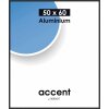 Accent aluminium frame 50x60 cm  black mat