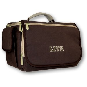 borsa camera bag brown 25x20x16 cm