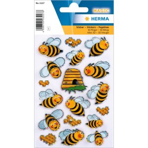 HERMA Sticker MAGIC bees, 3D wings