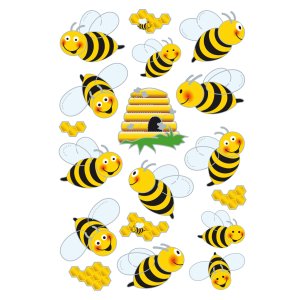 HERMA Sticker MAGIC bees, 3D wings