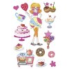 HERMA Sticker MAGIC Cake party, glittery foil