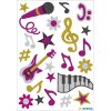 HERMA Sticker MAGIC music, glittery