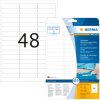 HERMA Removable inscription strips A4 63,5x16,9 mm white Movables-removable paper matt 1200 pcs.