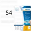 HERMA Removable inscription strips A4 96x10 mm white Movables-removable paper matt 1350 pcs.