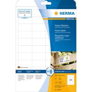 HERMA Labels 48,3x25,4 A4 Power labels 1100 pcs.