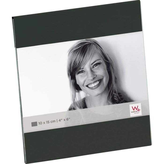 AVA photo frame black matt 10x15 cm