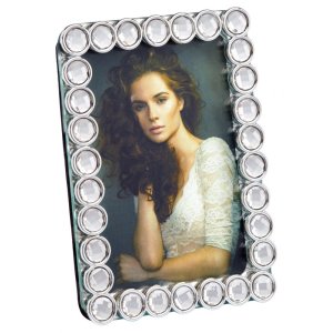 Portrait frame PEARL 13x18 cm in silver