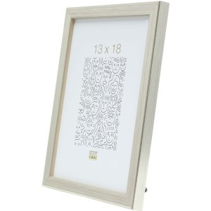 wooden frame S41J Deknudt 6x9 cm silver