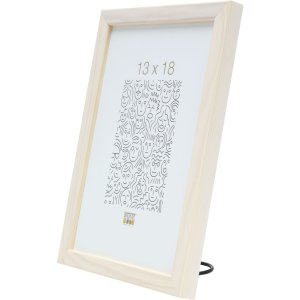 wooden frame S41J Deknudt 7x10 cm white