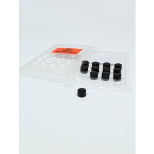 Blister pack 12 magnets black