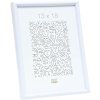 Plastic frame S011 white 15x20 cm