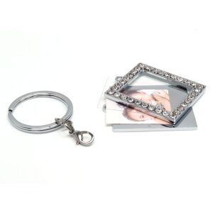 Key Chain rectangular with gems