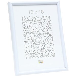 Plastic frame S011 white 20x25 cm