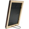 Deknudt Wooden Frame S406 walnut 20x30 cm gold edge