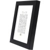 wooden frame S40R black 13x13 cm