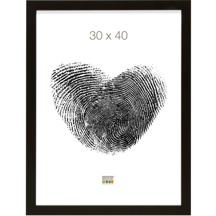 wooden frame S40R black 15x20 cm