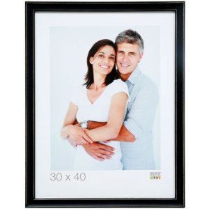 Wooden frame 13x13 cm S40J Lona painted black schmall