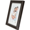 Wooden frame 13x13 cm S40J Lona painted black schmall