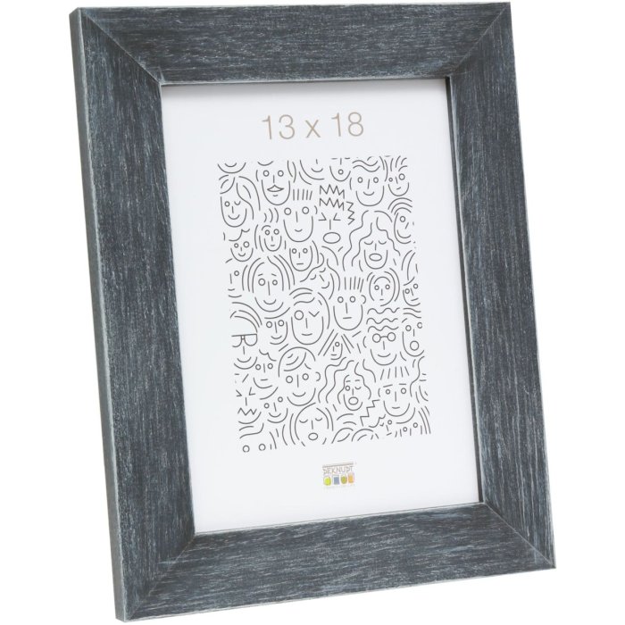 wooden frame S49B dark gray 15x20 cm