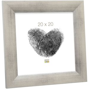 wooden frame S53G gray-silver 10x15 cm