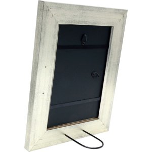 wooden frame S53G gray-silver 10x15 cm