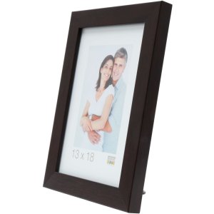 Deknudt plastic frame S41VH4 mahogany 10x15 cm