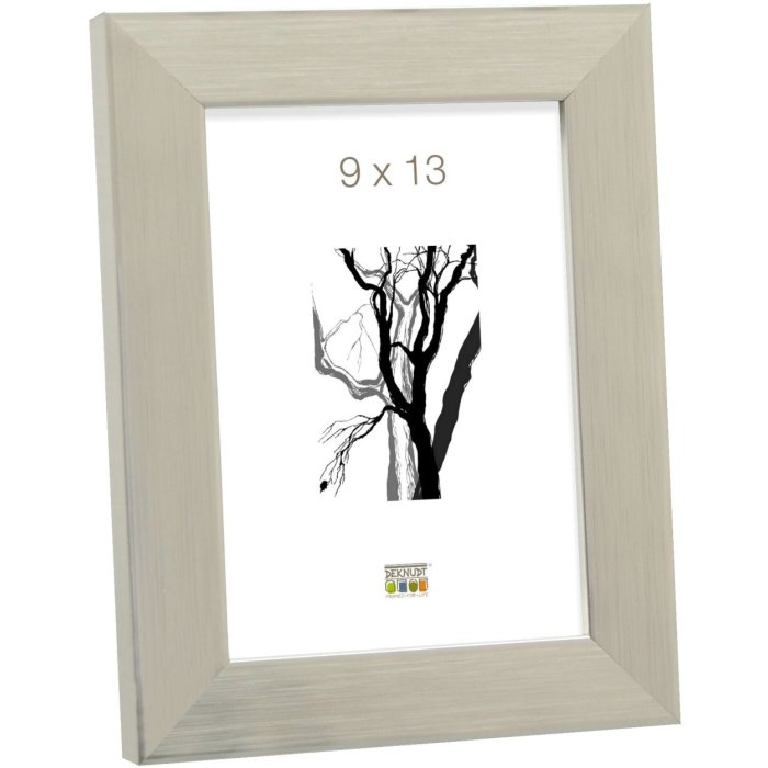 plastic frame S41VD4 silver 13x18 cm