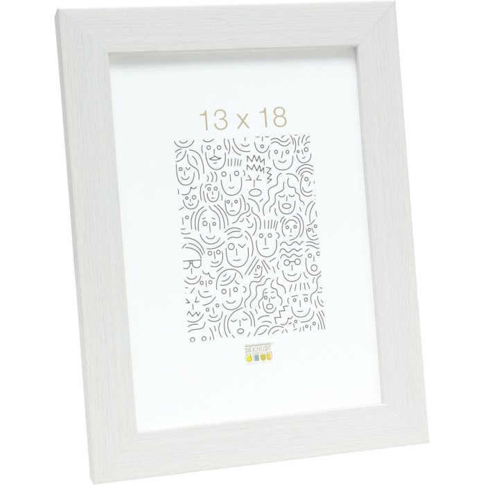 plastic frame S41VF1 white 15x15 cm