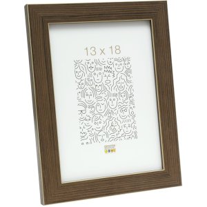 plastic frame S41VF7 gray-brown 13x18 cm