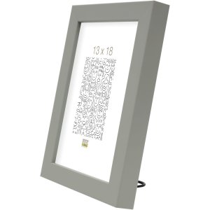 wooden frame S40R gray-beige 10x15 cm