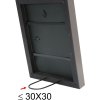 wooden frame S40R dark gray 20x30 cm