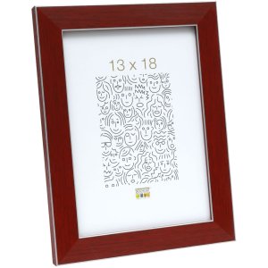 plastic frame S41VK4 red 9x13 cm