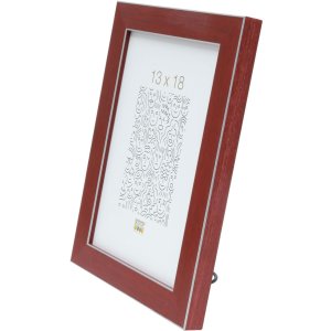 plastic frame S41VK4 red 18x24 cm