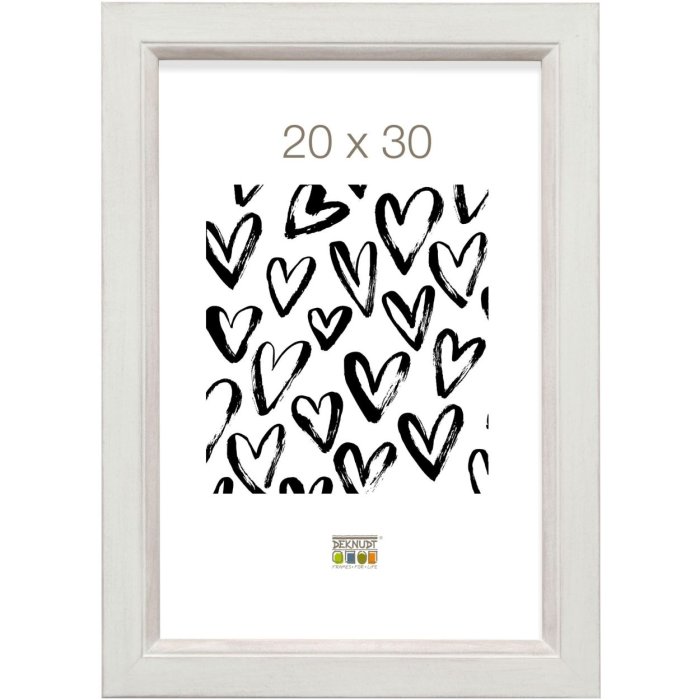 wooden frame S42L white 20x20 cm