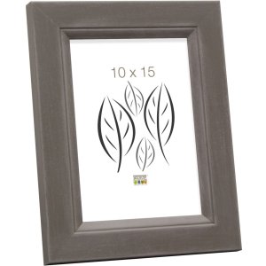 wooden frame S42L gray 10x15 cm