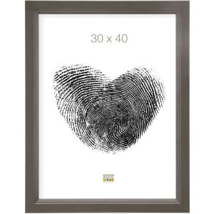 wooden frame S42L gray 10x15 cm