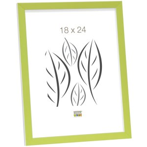 photo frame green-white wood 10,0 x15,0 cm S43AL