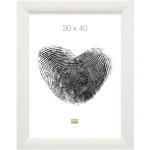 wooden frame S53G white 30x40 cm