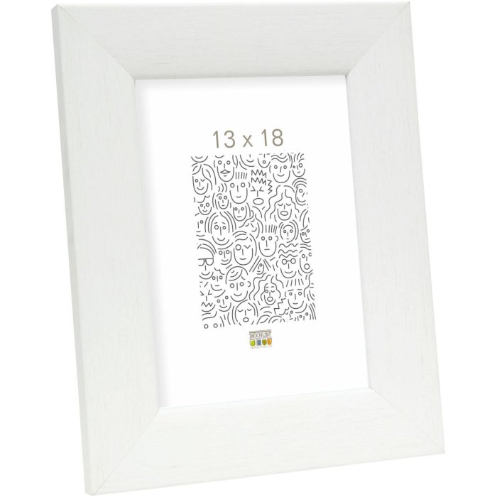 wooden frame S53G white 40x50 cm