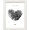 wooden frame S53G white 50x70 cm