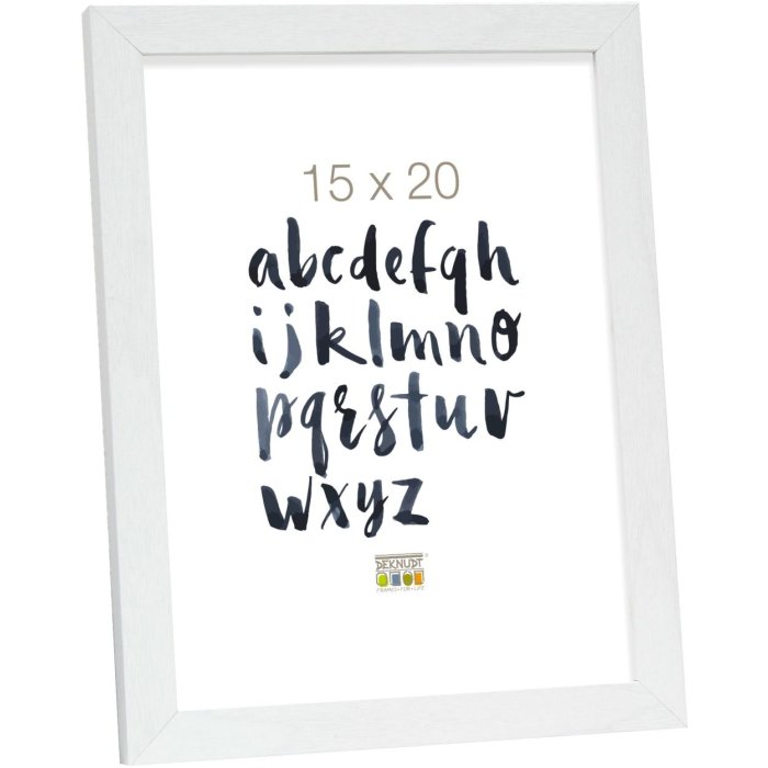 Deknust S44C wooden frame 15x20 cm white