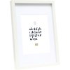 wooden frame S40A white 24x30 cm - 18x24 cm