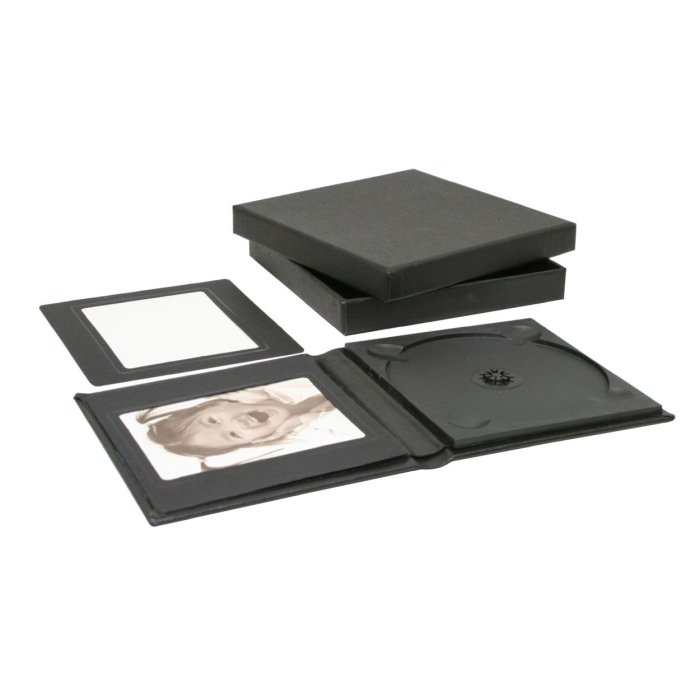 DVD and photo box black