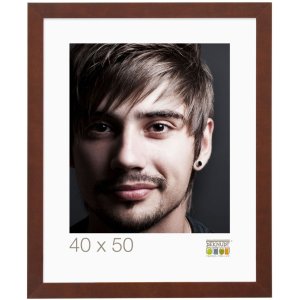 wooden frame S45J Basic 13x18 cm brown