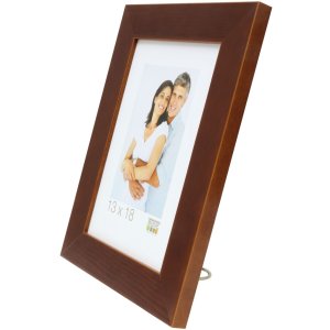 wooden frame S45J Basic 13x18 cm brown