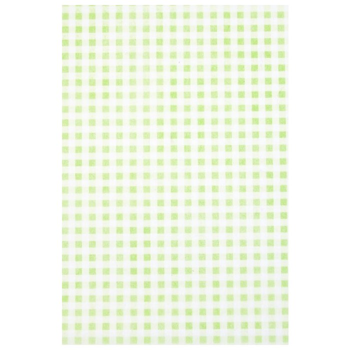 Paper 70x100 cm Fleece Vichy lime